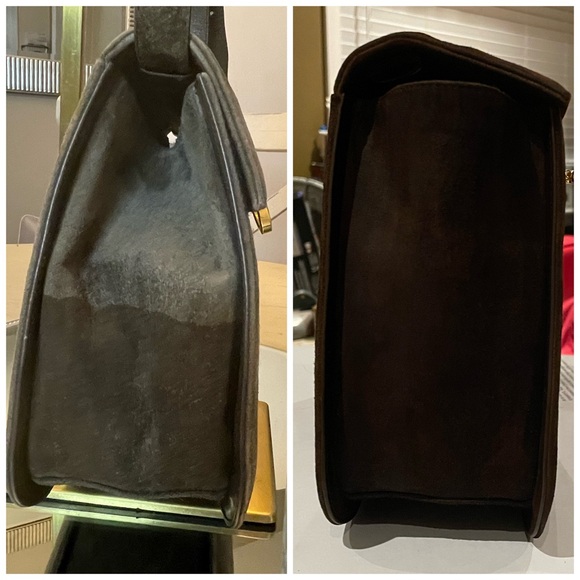 Ferragamo brown suede crossbody *Rehabbed* - Picture 14 of 16